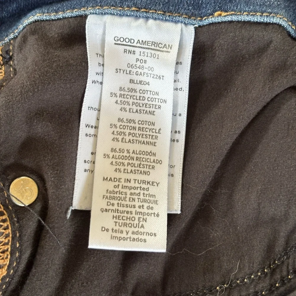 Good American Always Fits 14-18 High Rise Women's Straight-Leg Jeans - Picture 4 of 4